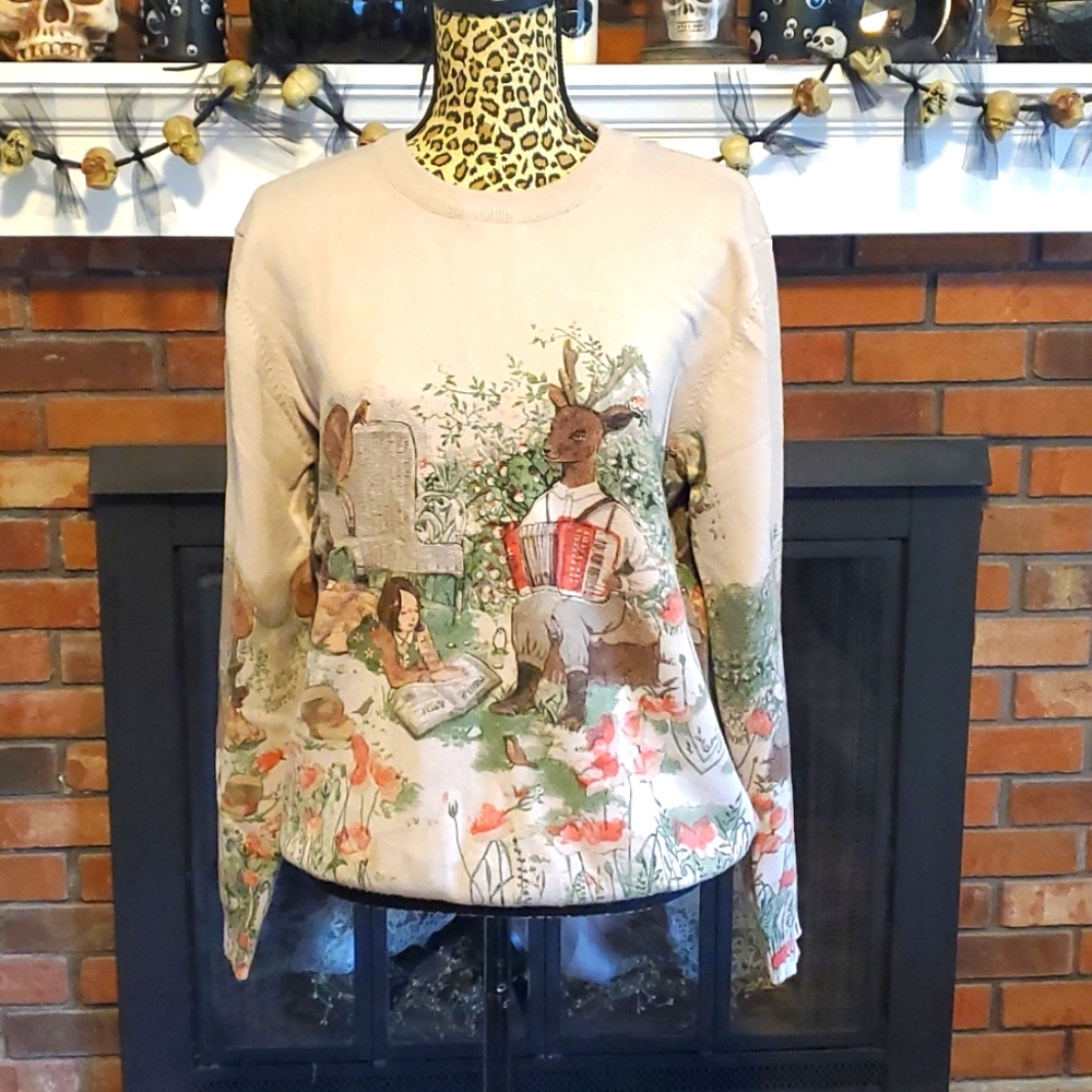 Sweet pullover sweater
